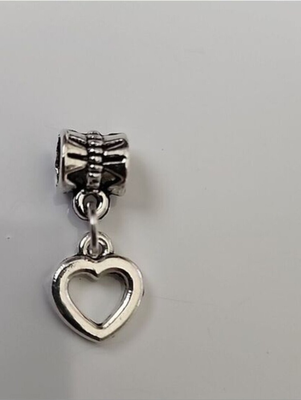 Heart Charm for European Style Bracelets Fits Pandora Systems
